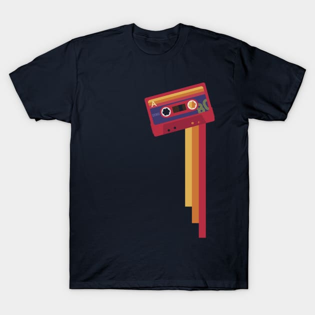 Retro 80s Cassette T-Shirt by Dellan